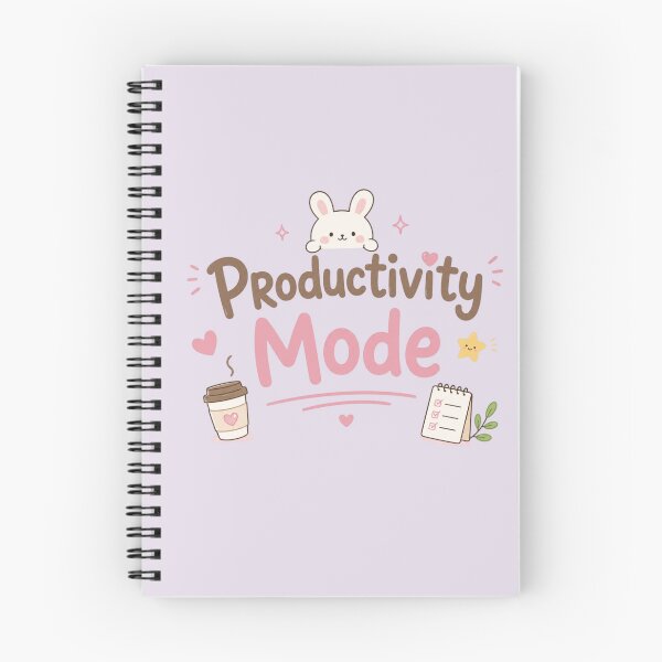 Item preview, Productivity Mode Cute Kawaii Study Aesthetic Design designed and sold by Sanika arts .