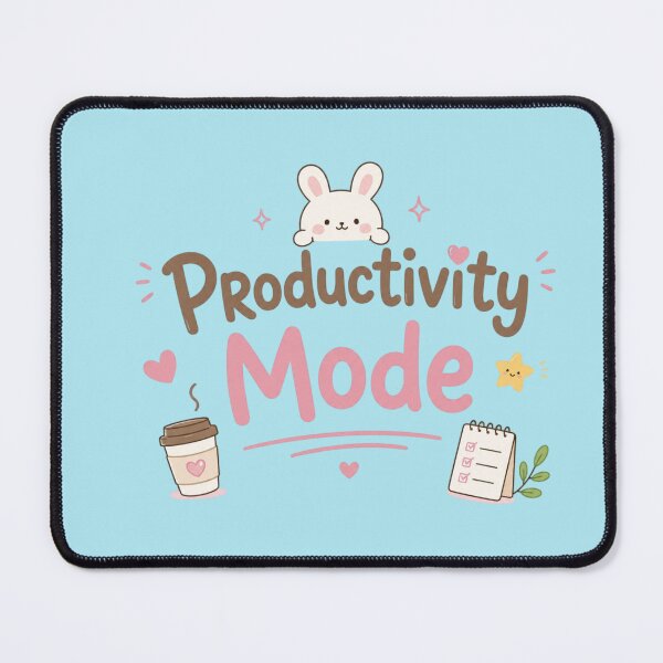 Item preview, Productivity Mode Cute Kawaii Study Aesthetic Design designed and sold by Sanika arts .