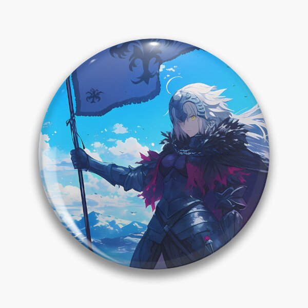 Item preview, Jeanne D Arc Alter Fate Grand Order Windy Sky Banner Resolve designed and sold by 108Recordings.