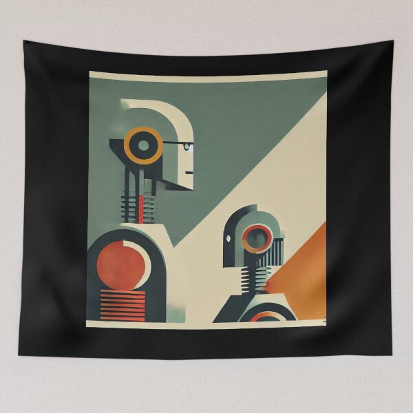 Item preview, Humanoid robot AI Robots Future Tech Design | The Bots Are Coming Futuristic Android Art designed and sold by TEEJAMBOREE.