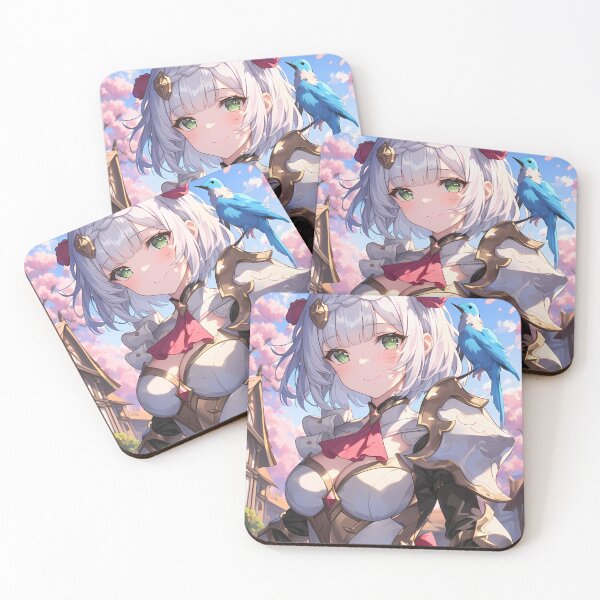 Item preview, Noelle Genshin Impact Knight Maid Cherry Blossoms Spring Geo designed and sold by 108Recordings.