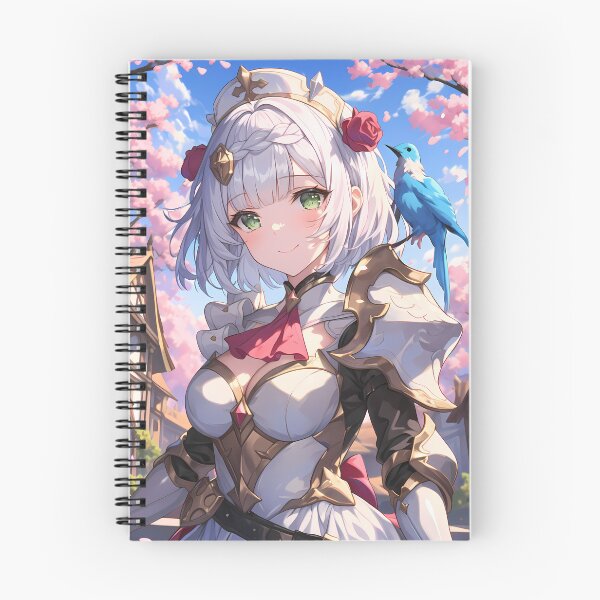 Item preview, Noelle Genshin Impact Knight Maid Cherry Blossoms Spring Geo designed and sold by 108Recordings.