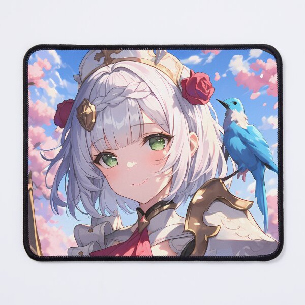 Item preview, Noelle Genshin Impact Knight Maid Cherry Blossoms Spring Geo designed and sold by 108Recordings.