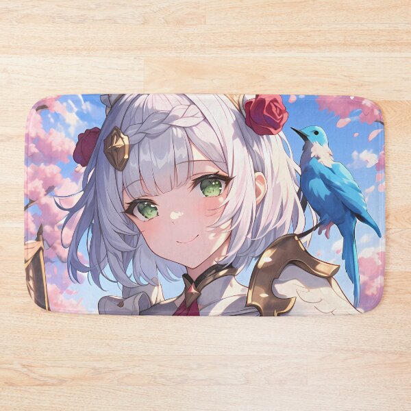 Item preview, Noelle Genshin Impact Knight Maid Cherry Blossoms Spring Geo designed and sold by 108Recordings.