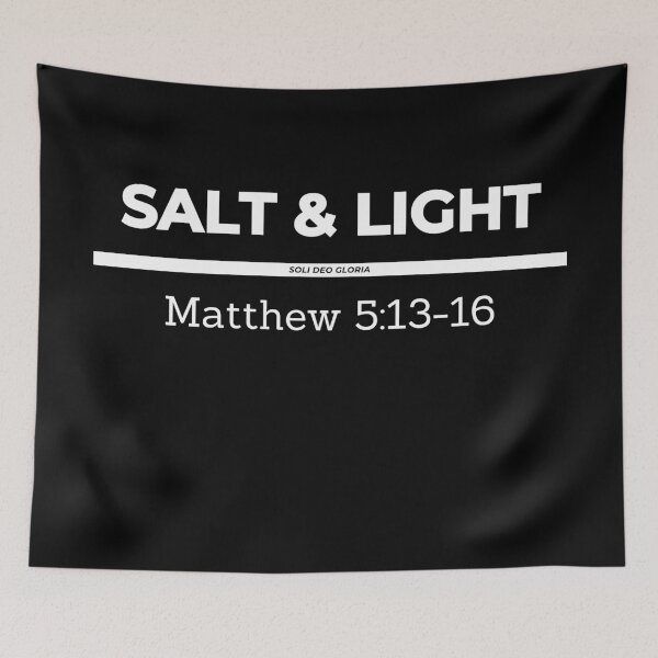 Item preview, Salt and Light Matthew 5:13-16 Bible Verse Christian Design designed and sold by Ken Chung.