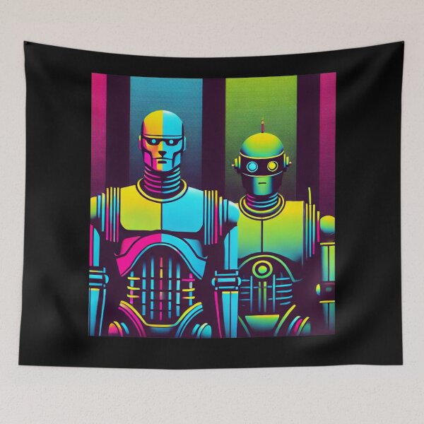 Item preview, Humanoid robot AI Robots Future Tech Design | The Bots Are Coming Futuristic Android Art designed and sold by TEEJAMBOREE.