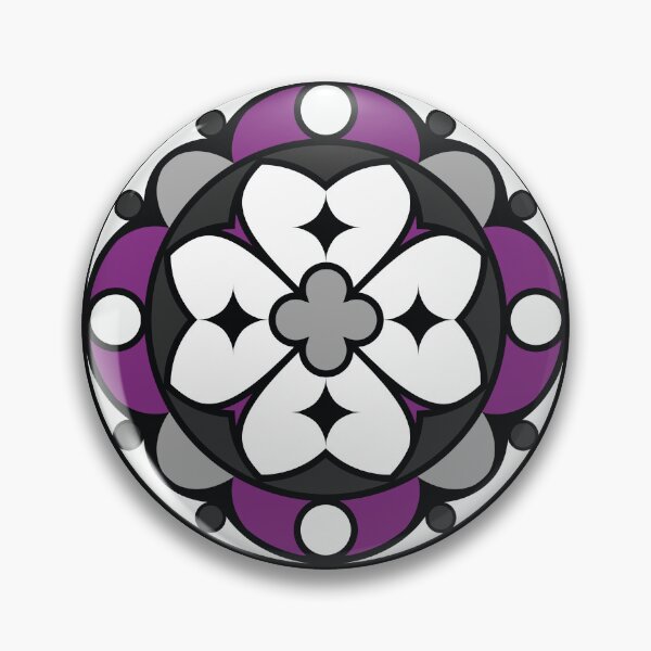 Item preview, Asexual Stained Glass designed and sold by Vicryptic.