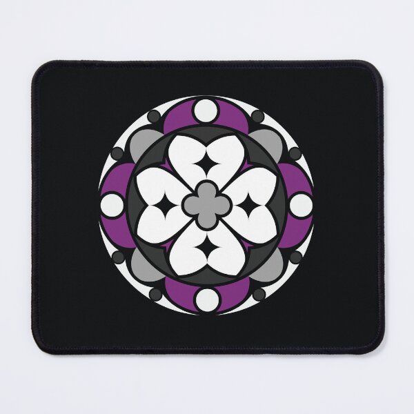 Item preview, Asexual Stained Glass designed and sold by Vicryptic.