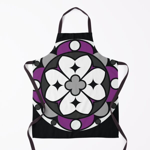 Item preview, Asexual Stained Glass designed and sold by Vicryptic.