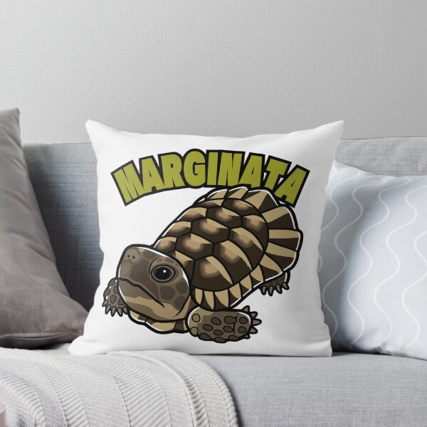 Item preview, Marginated Tortoise Japanese Pop Art designed and sold by Rie-TortoTurtle.