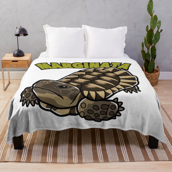 Item preview, Marginated Tortoise Japanese Pop Art designed and sold by Rie-TortoTurtle.