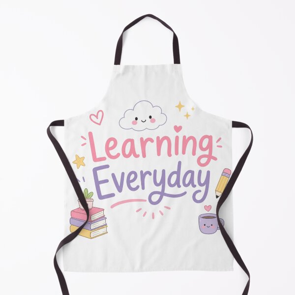 Item preview, Learning Everyday Cute Kawaii Study Quote Design | Pastel Student Aesthetic Sticker designed and sold by Sanika arts .