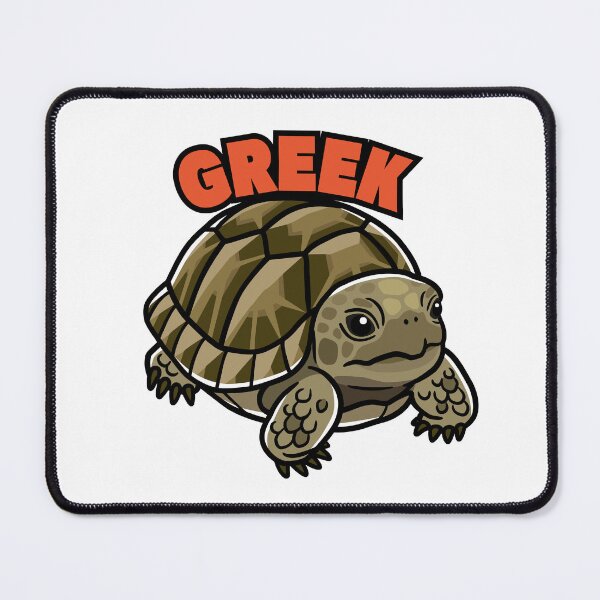 Item preview, Greek Tortoise Japanese Pop Art designed and sold by Rie-TortoTurtle.