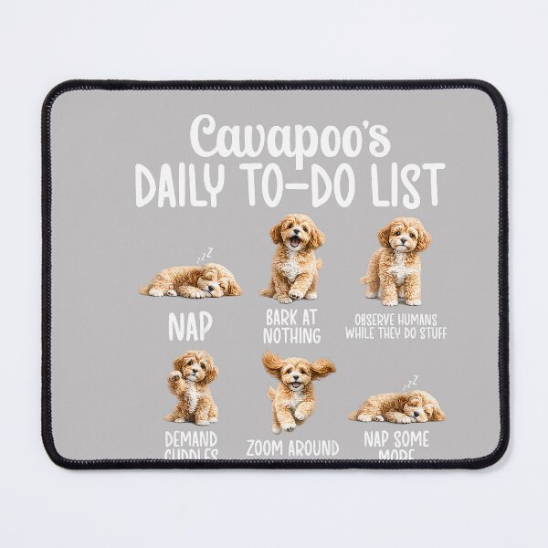 Item preview, Cavapoo's to-Do List Cavapoo Owner Cavapoo Lover designed and sold by MabelWells.