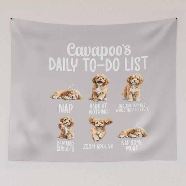 Item preview, Cavapoo's to-Do List Cavapoo Owner Cavapoo Lover designed and sold by MabelWells.