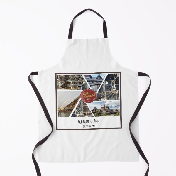 Item preview, Old Faithful Inn at Yellowstone National Park image collage designed and sold by SmyrnaBuffalo.