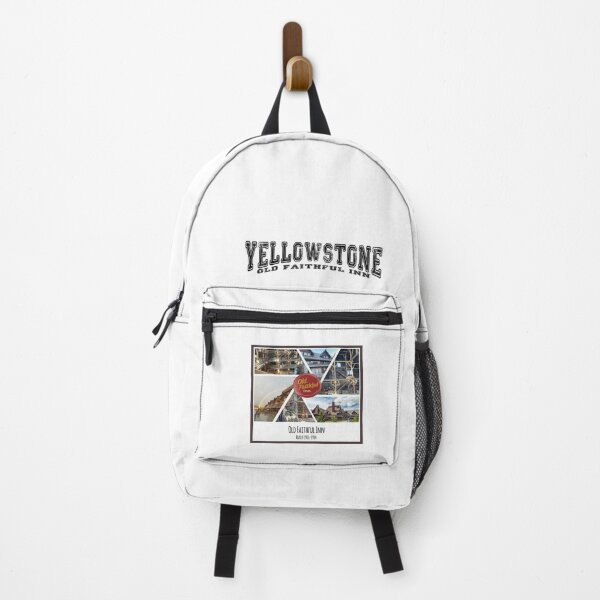Item preview, Old Faithful Inn at Yellowstone National Park image collage designed and sold by SmyrnaBuffalo.