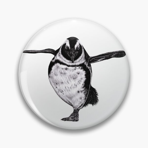 Item preview, African penguin stretching designed and sold by LorenDowding.