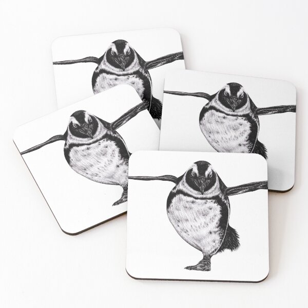 Item preview, African penguin stretching designed and sold by LorenDowding.