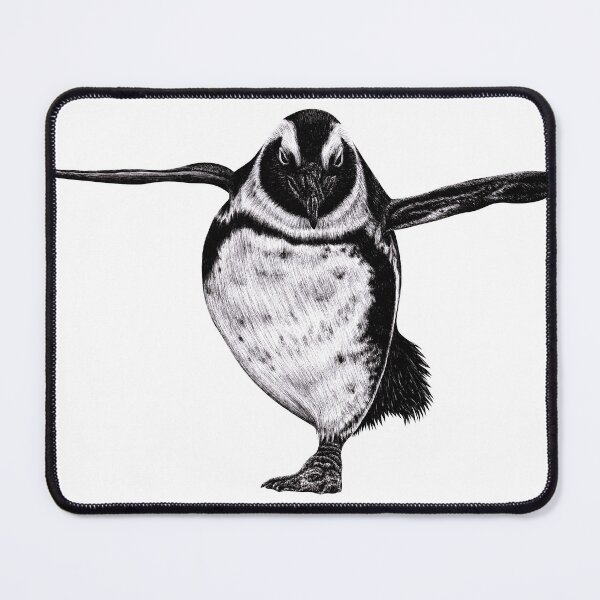 Item preview, African penguin stretching designed and sold by LorenDowding.