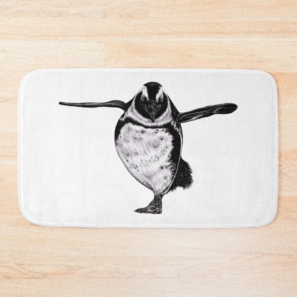 Item preview, African penguin stretching designed and sold by LorenDowding.