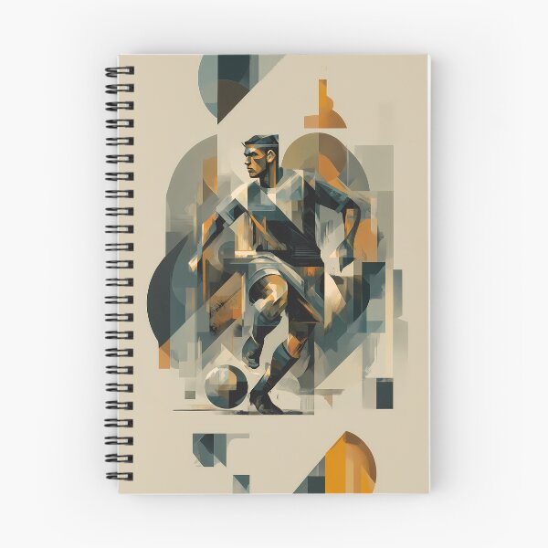 Item preview, Footballer in Cubist Style designed and sold by AmoebaPress.