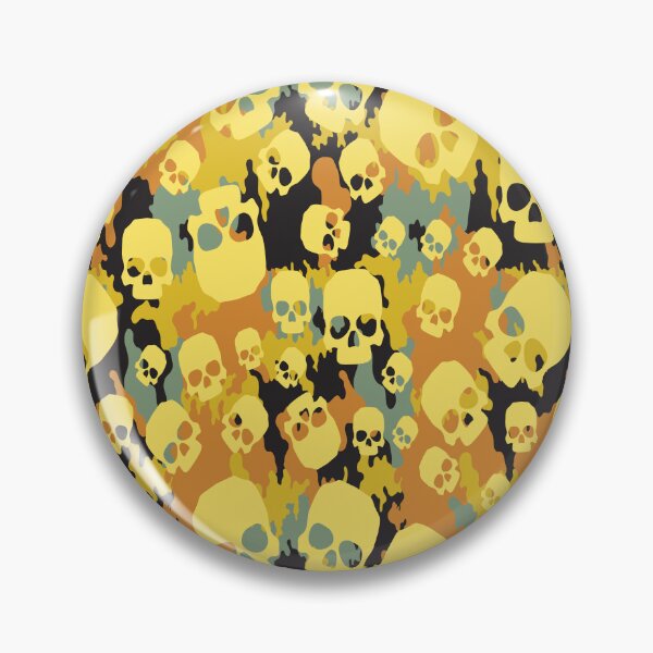 Item preview, YELLOW, ORANGE, BLACK,GRAY, WITH SKULLS MULTI-BRIGHT COLORS URBAN CAMO- MULTI USE designed and sold by V3GFX.