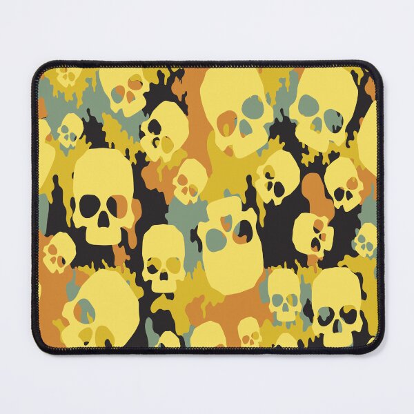 Item preview, YELLOW, ORANGE, BLACK,GRAY, WITH SKULLS MULTI-BRIGHT COLORS URBAN CAMO- MULTI USE designed and sold by V3GFX.