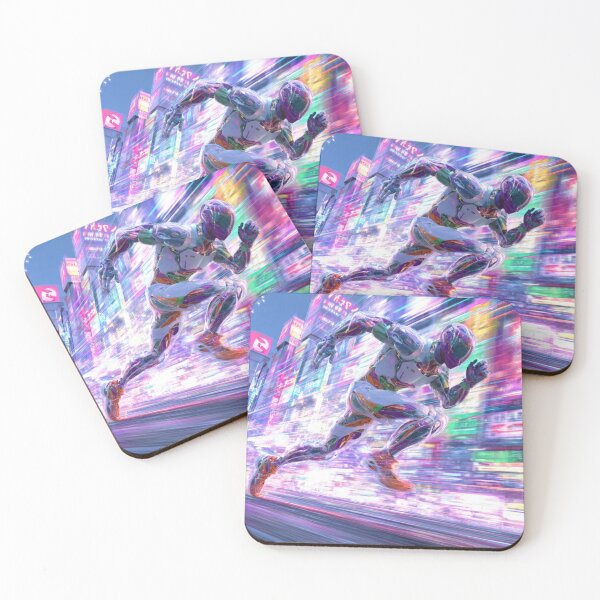 Item preview, Cyber Neon Velocity Tokyo Runner Art designed and sold by RAMHEARTS.