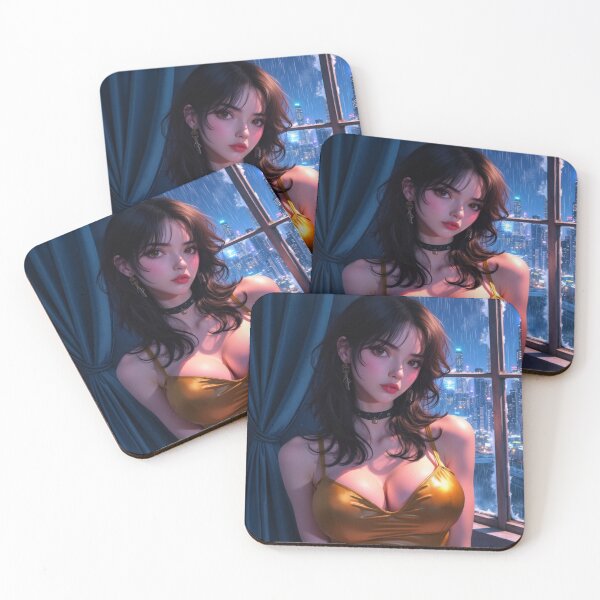 Item preview, Emily in Gold | Pretty Girl Portrait designed and sold by KasaHunterHarem.
