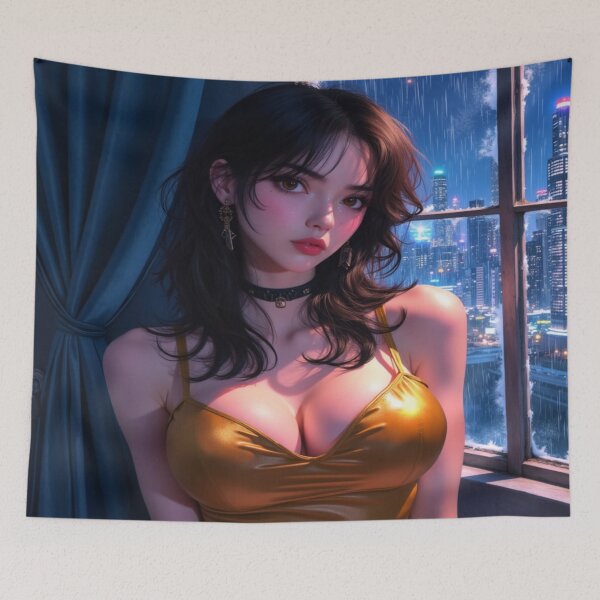Item preview, Emily in Gold | Pretty Girl Portrait designed and sold by KasaHunterHarem.