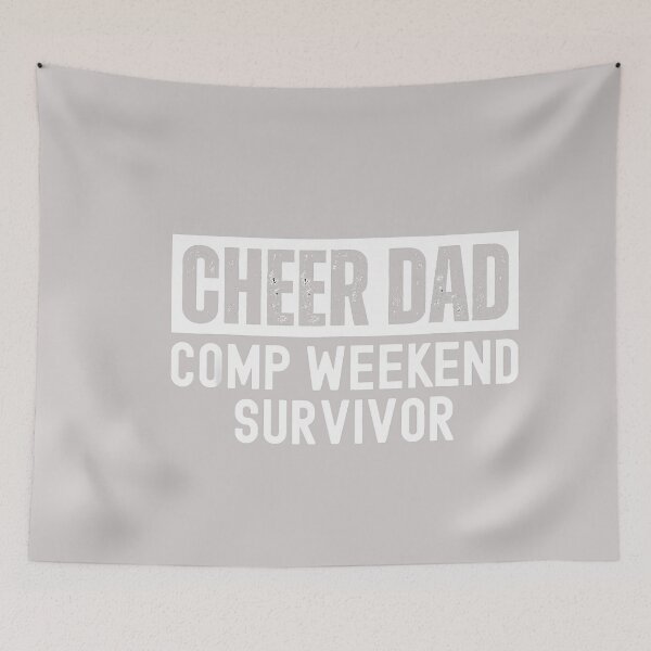 Item preview, Cheer Dad Comp Weekend Survivor Cheerleading designed and sold by MabelWells.