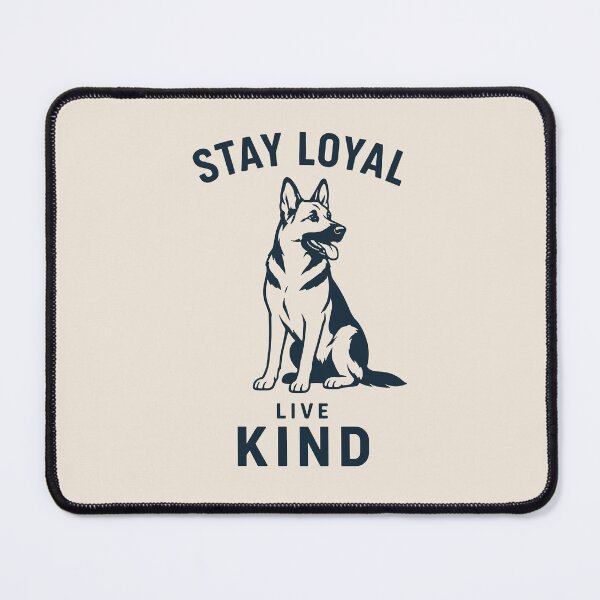 Item preview, Stay Loyal Live Kind German Shepherd Dog Minimalist Design | Cute Shepherd Lover Gift | Clean Vintage Style Pet Artwork designed and sold by American Spirit.