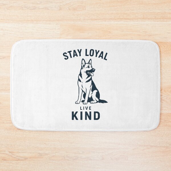 Item preview, Stay Loyal Live Kind German Shepherd Dog Minimalist Design | Cute Shepherd Lover Gift | Clean Vintage Style Pet Artwork designed and sold by American Spirit.