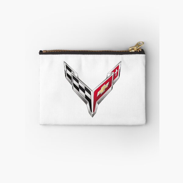 Item preview, Chevrolet Corvette Crossed Flags Emblem Luxury Sports Car Logo designed and sold by urchovugustima.