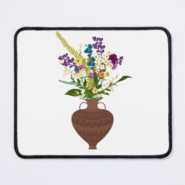 Item preview, Wildflowers in Brown Vase designed and sold by blejsart.