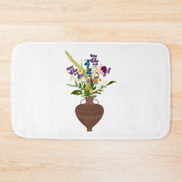 Item preview, Wildflowers in Brown Vase designed and sold by blejsart.