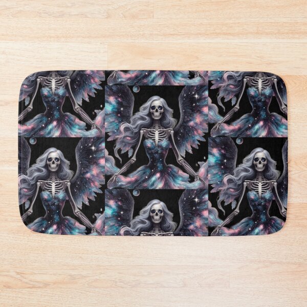 Item preview, Galaxy Angel Skeleton Queen Gothic Cosmic Art designed and sold by LujziWorld.