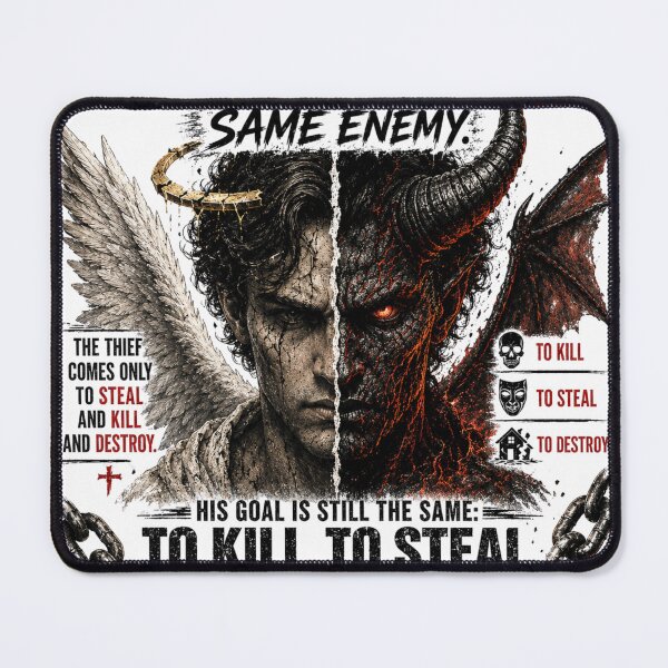 Item preview, Lucifer and Satan Same Enemy designed and sold by ButterflyHolly Resource.