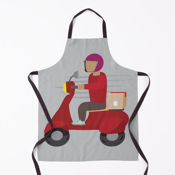 Item preview, Delivery Person Driving a Scooter designed and sold by ROSE ANN BANILAR.