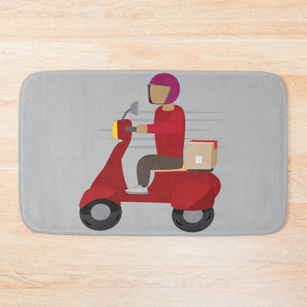 Item preview, Delivery Person Driving a Scooter designed and sold by ROSE ANN BANILAR.