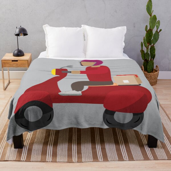 Item preview, Delivery Person Driving a Scooter designed and sold by ROSE ANN BANILAR.