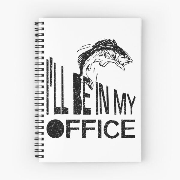 Item preview, I'll be in my office fishing black designed and sold by InkRiot Studios.