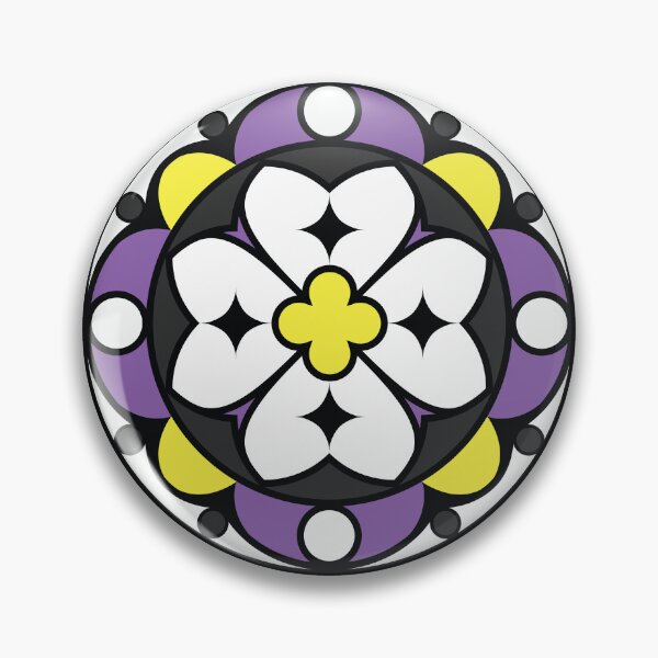 Item preview, Nonbinary Stained Glass designed and sold by Vicryptic.