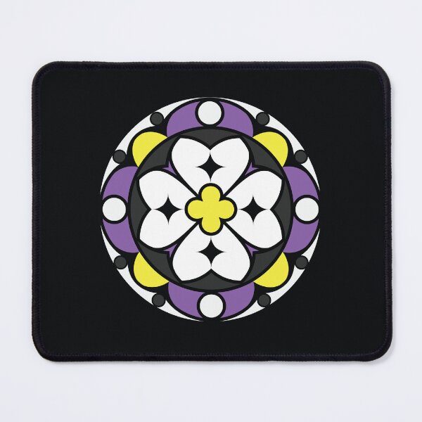 Item preview, Nonbinary Stained Glass designed and sold by Vicryptic.