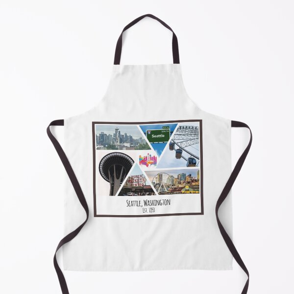 Item preview, Seattle Washington collage of images designed and sold by SmyrnaBuffalo.