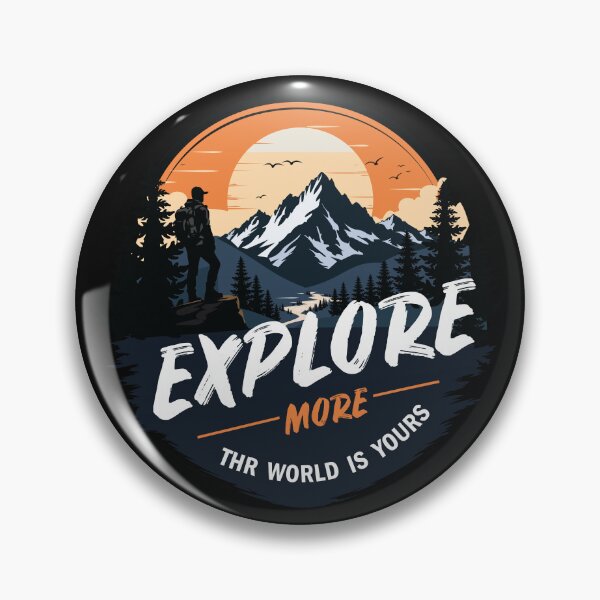 Item preview, Explore More Adventure Mountain Vintage T-Shirt Design designed and sold by projetoo.