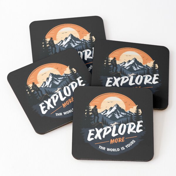 Item preview, Explore More Adventure Mountain Vintage T-Shirt Design designed and sold by projetoo.