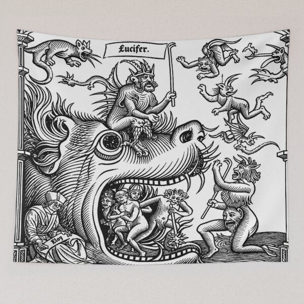 Item preview, Gothic Medieval Woodcut Illustration for Dark Academia Collect designed and sold by RickE.