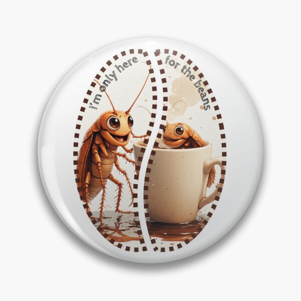 Item preview, I'm Only Here For The Beans Funny Roach Coffee designed and sold by dcohea.